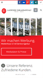 Mobile Screenshot of lausitzerverlagsanstalt.de